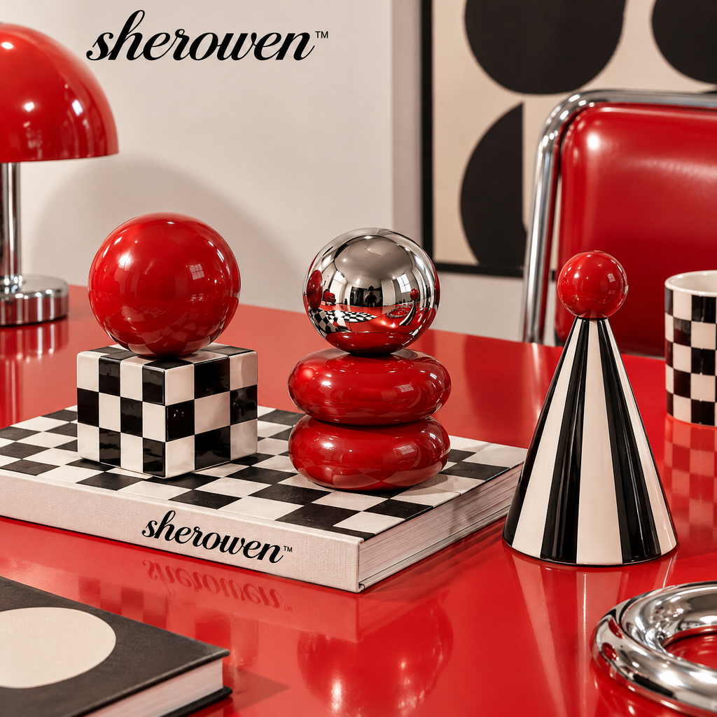 𝒔𝒉𝒆𝒓𝒐𝒘𝒆𝒏™ Mini Geometric Table Sculpture Set