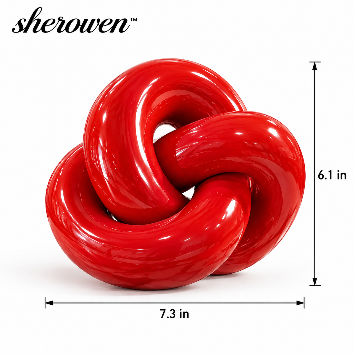 𝒔𝒉𝒆𝒓𝒐𝒘𝒆𝒏™ Ceramic Knot Centerpiece