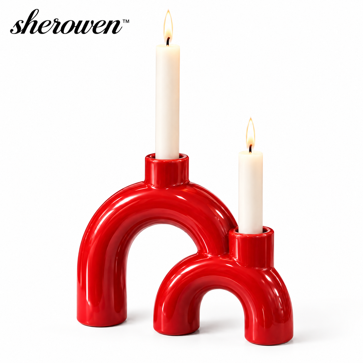 𝒔𝒉𝒆𝒓𝒐𝒘𝒆𝒏™ Sculptural Arch Candle Holder