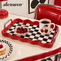𝒔𝒉𝒆𝒓𝒐𝒘𝒆𝒏™ Wavy Edge Decorative Tray