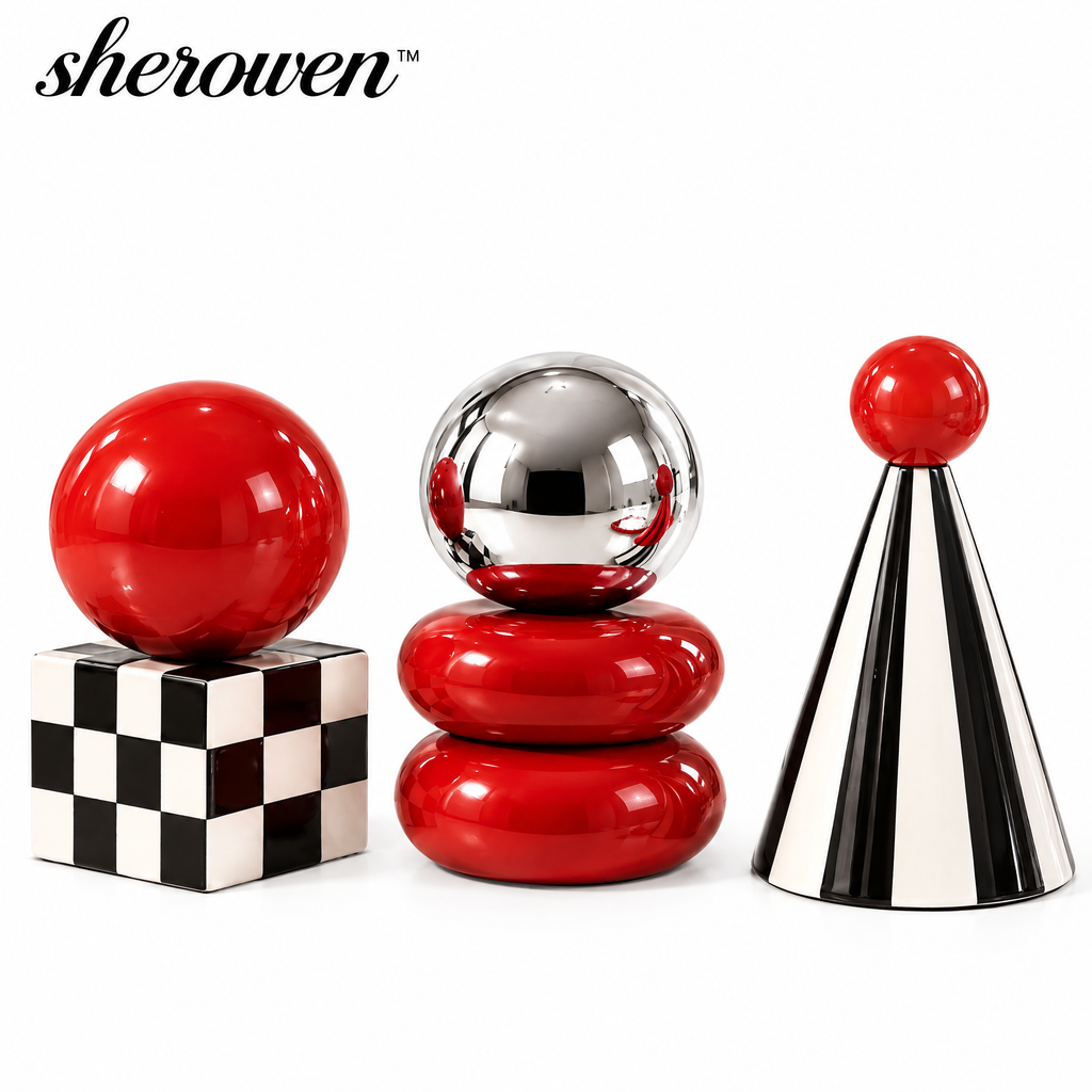 𝒔𝒉𝒆𝒓𝒐𝒘𝒆𝒏™ Mini Geometric Table Sculpture Set