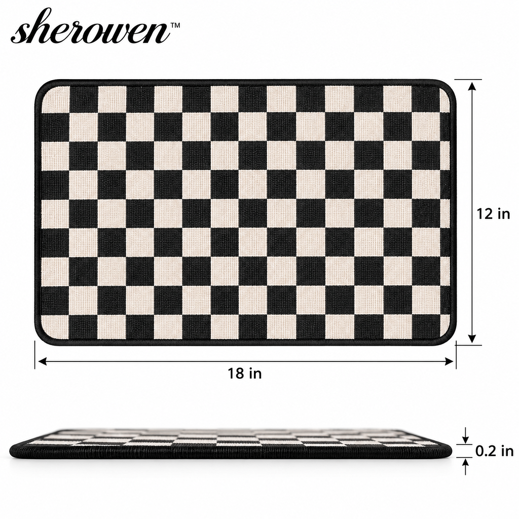 𝒔𝒉𝒆𝒓𝒐𝒘𝒆𝒏™ Checkerboard Table Placemat Set