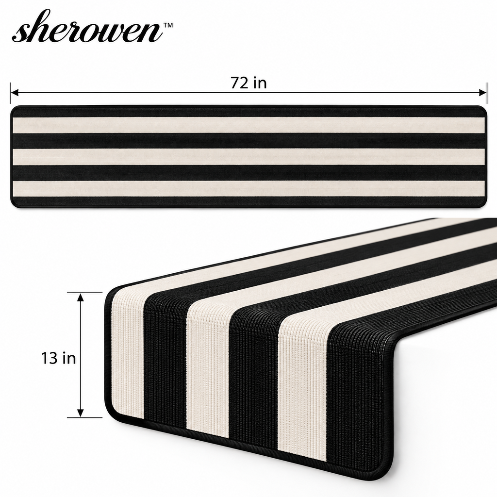 𝒔𝒉𝒆𝒓𝒐𝒘𝒆𝒏™ Contrast Stripe Table Runner