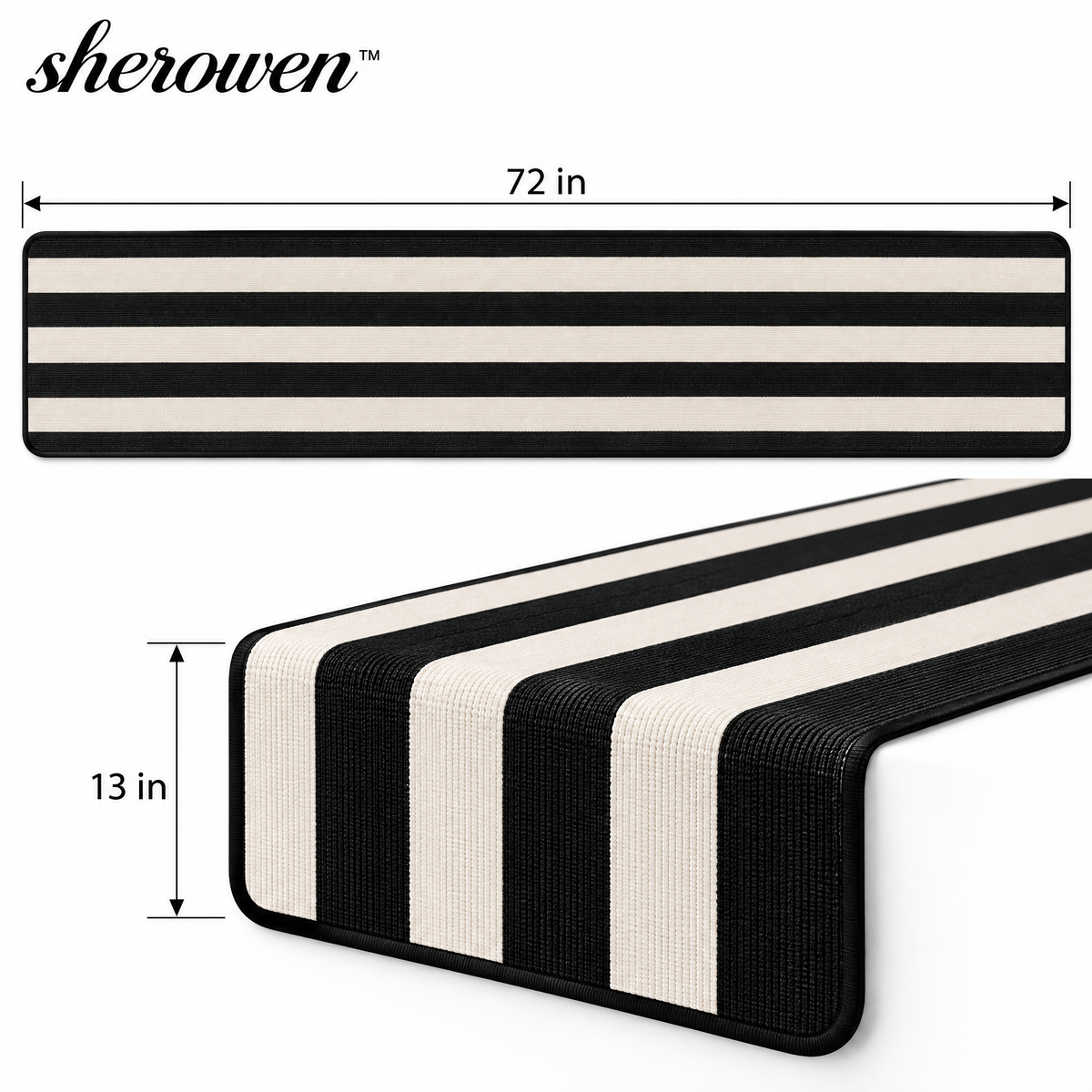 𝒔𝒉𝒆𝒓𝒐𝒘𝒆𝒏™ Contrast Stripe Table Runner