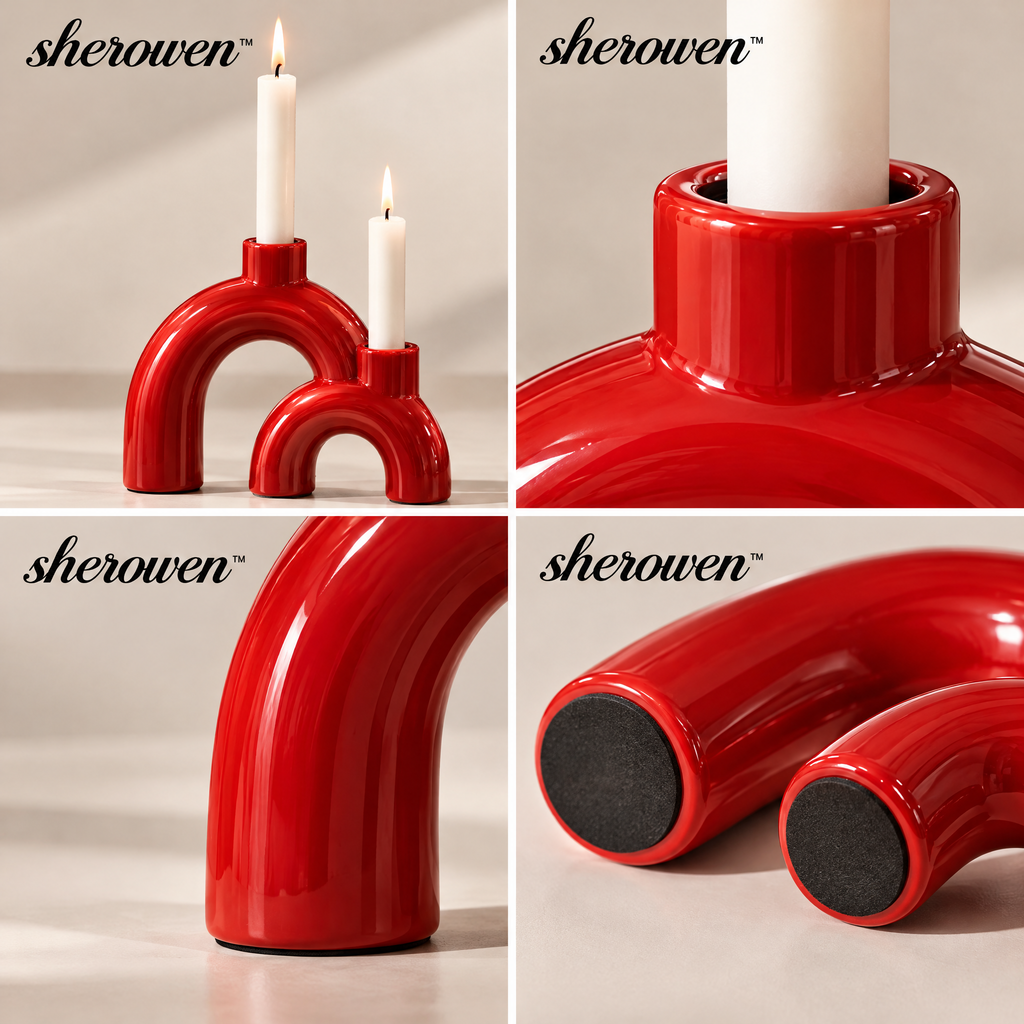 𝒔𝒉𝒆𝒓𝒐𝒘𝒆𝒏™ Sculptural Arch Candle Holder