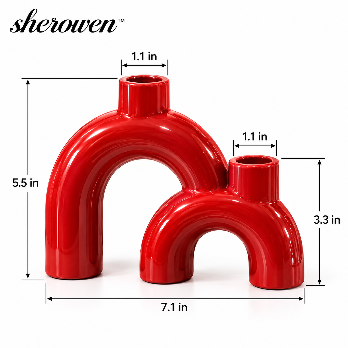 𝒔𝒉𝒆𝒓𝒐𝒘𝒆𝒏™ Sculptural Arch Candle Holder